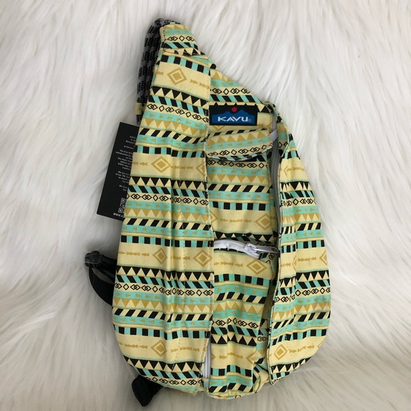 Kavu Handbags - Kavu Mini Rope Bag - Gold Belt